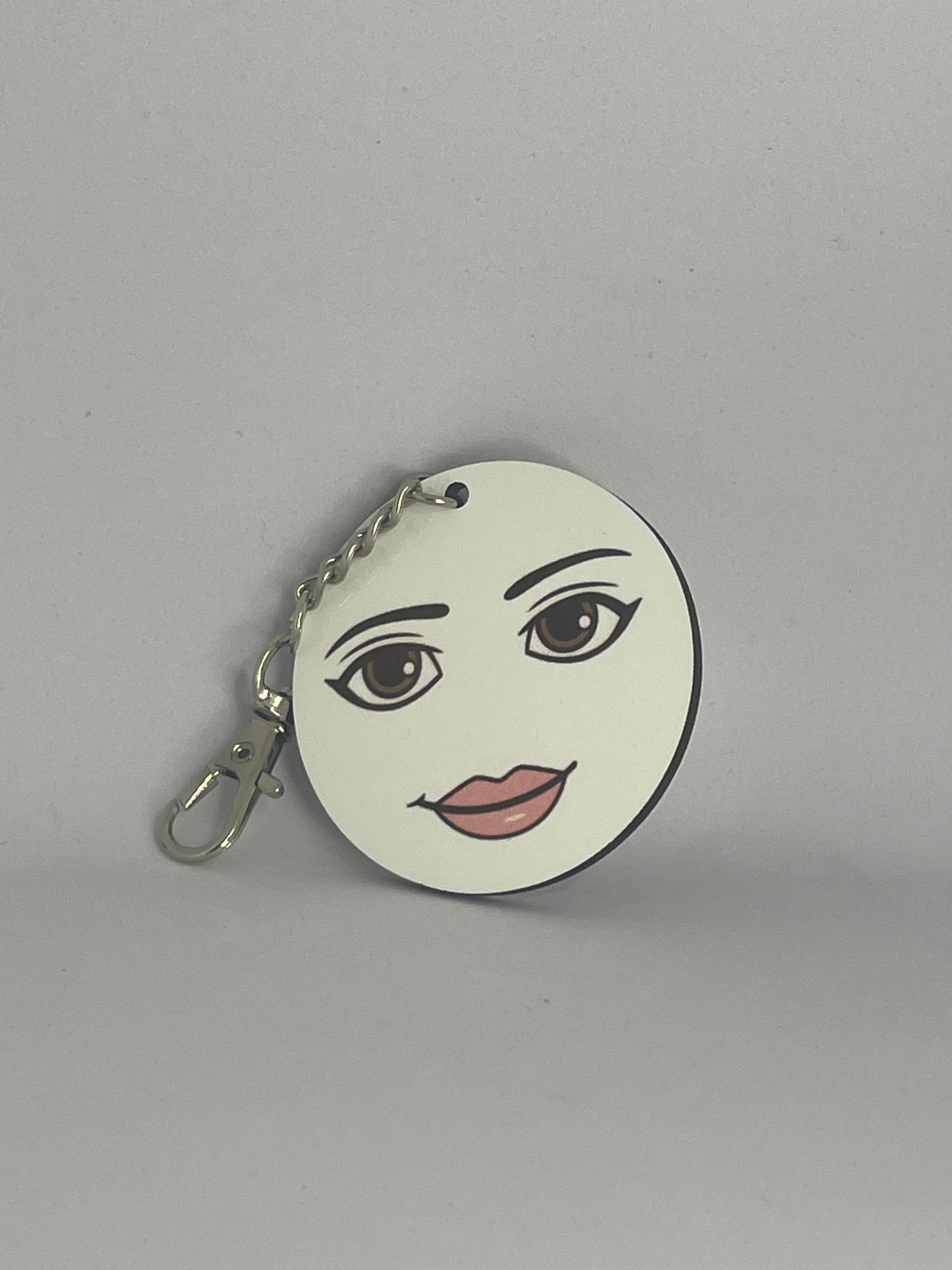 Meme Woman Face KEYCHAIN