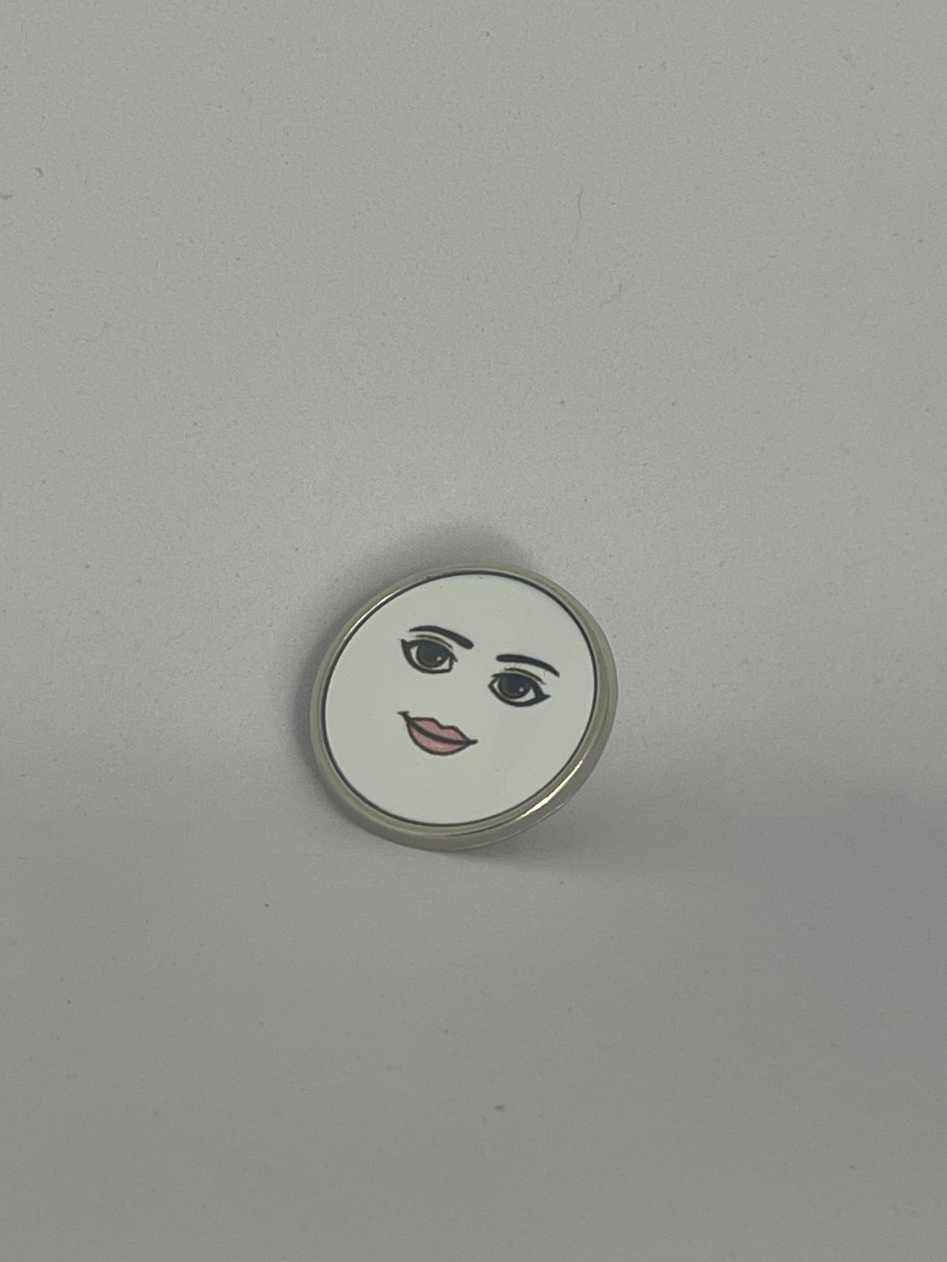 Meme Woman Face Pin
