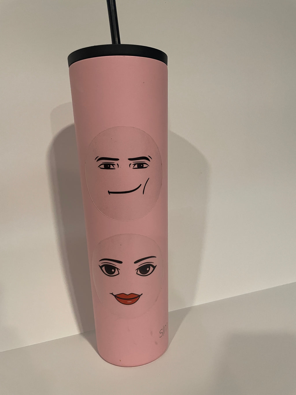 Meme Man Face CLEAR STICKER