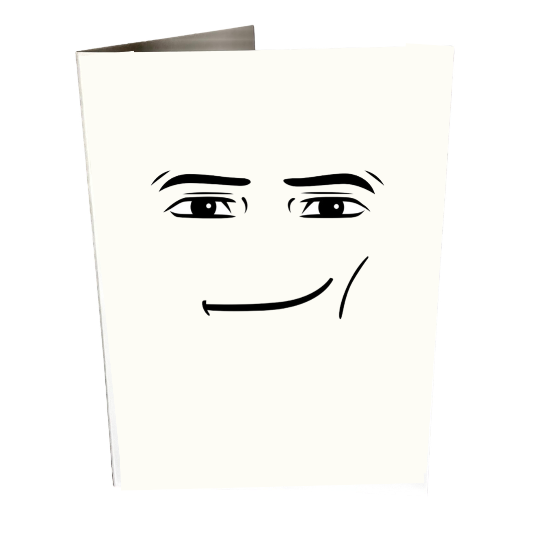 Meme Man Face Greeting Card