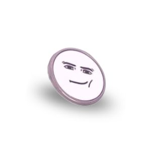 Meme Man Face Pin