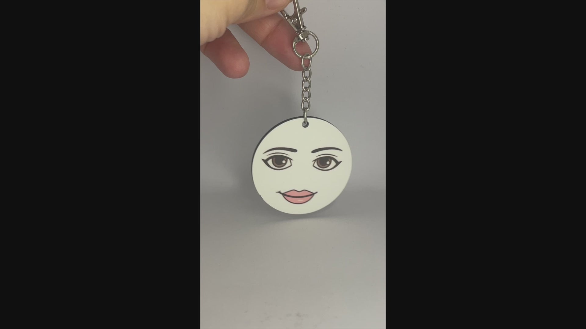 Meme Woman Face KEYCHAIN