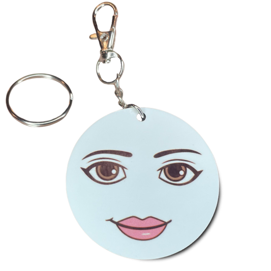 Meme Woman Face KEYCHAIN